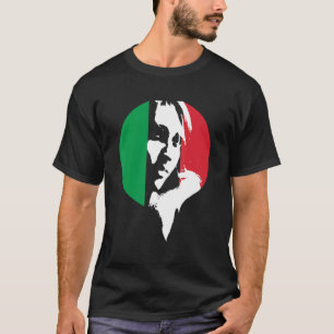 Italia 2022 Italian Flag Jersey With Girls Woman T-Shirt