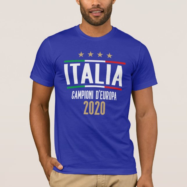 Italia Champions of Europe T - Shirt (Vorderseite)