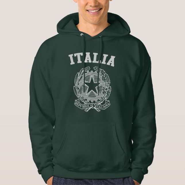 Italia Emblem Hoodie (Vorderseite)