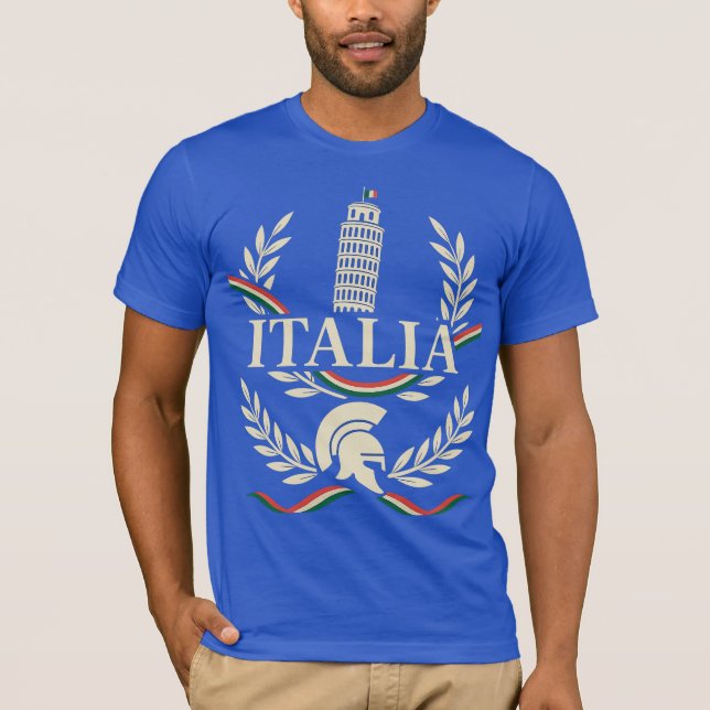 Italia Heritage Crest T-Shirt (Vorderseite)