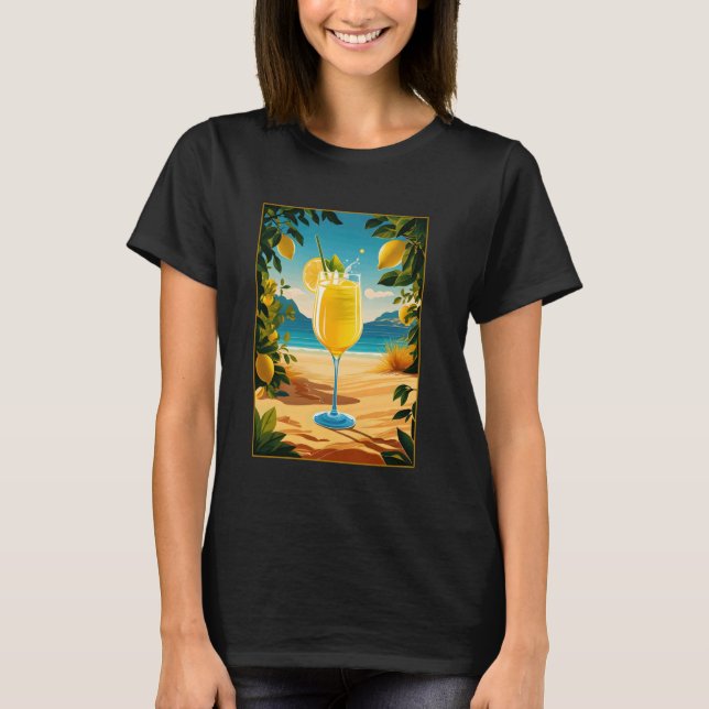 Italia Limoncello Italien Lemon T-Shirt (Vorderseite)