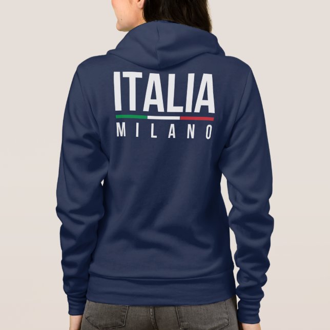 Italia Milano Hoodie (Rückseite)