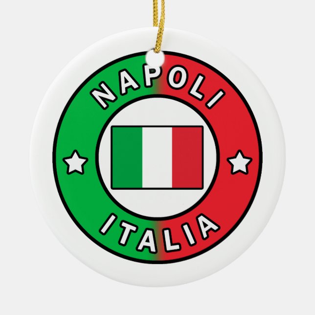 Italia Napoli Keramikornament (Vorne)