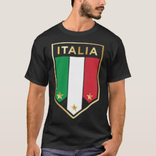 Italia Print - Stolz Italiener - Italienisches Fuß T-Shirt