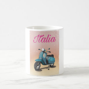 Italia Scooter Reiseplakat Kaffeetasse
