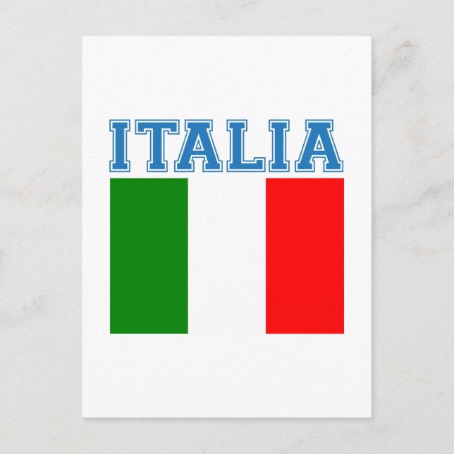 Italia Soccer Postkarte (Vorderseite)