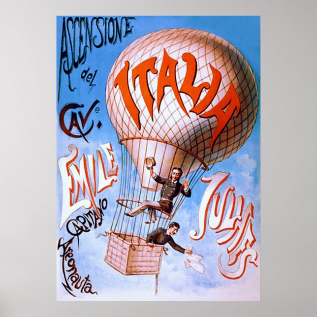 Italia ~ Vintage Werbung Poster (Vorne)