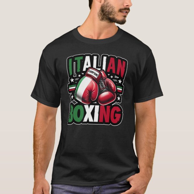 Italian Boxing (Campione)  T-Shirt (Vorderseite)
