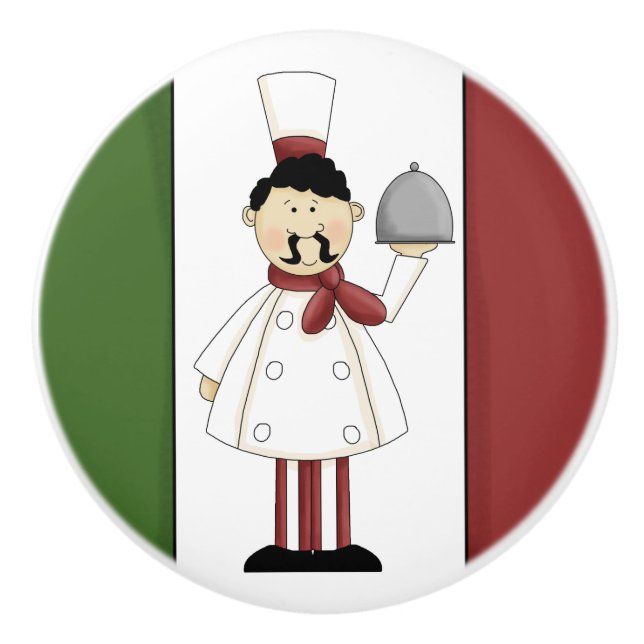 Italian Chief #4 Keramikknauf (Vorderseite)