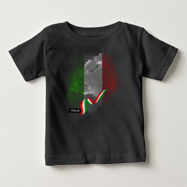 Italian flag baby t-shirt (Vorderseite)