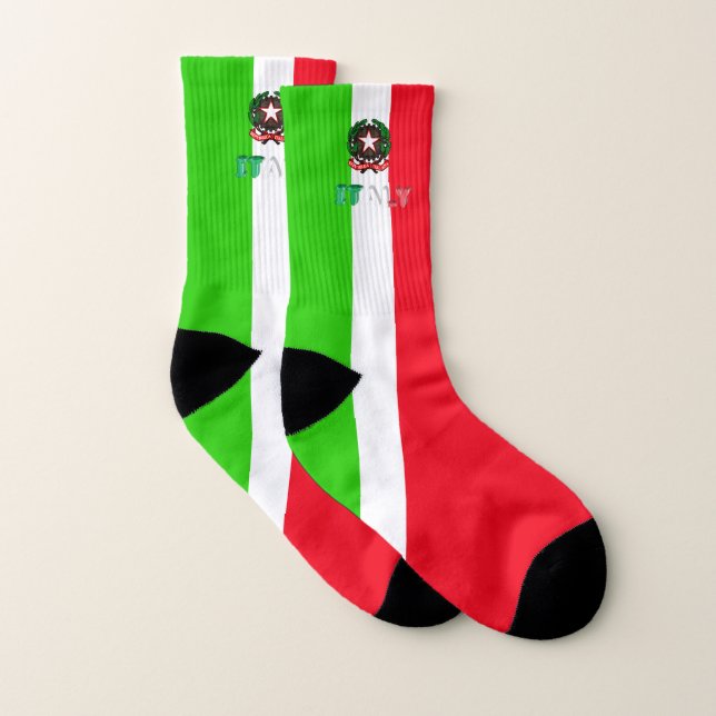 Italian Flag Socks Socken (Paar)