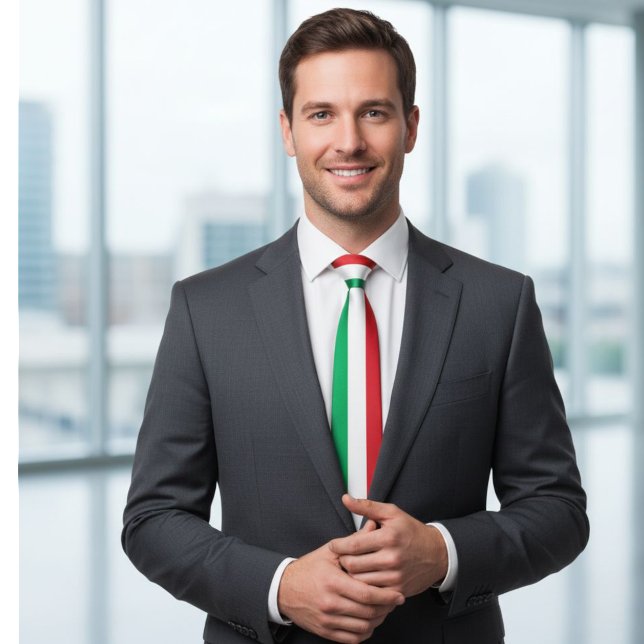 Italian flag tie, flag tie, Italian flag ties  Krawatte (Von Creator hochgeladen)