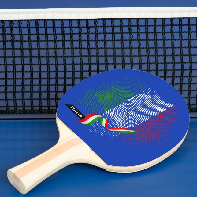Italian flag tischtennis schläger (InSitu)