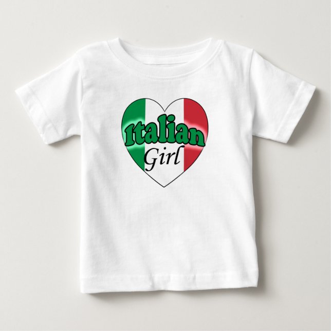 Italian Girl Baby T-shirt (Vorderseite)