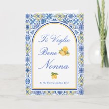 Italian Grandma I Love You Nonna Mother’s Day