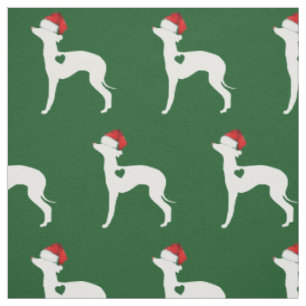 Italian Greyhound Christmas Iggy Joann Fabric Stoff