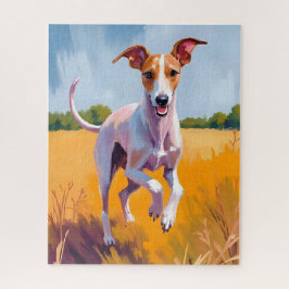 Italian Greyhound Dog Painting Pet
