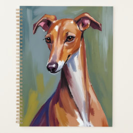 Italian Greyhound Dog Painting Planer