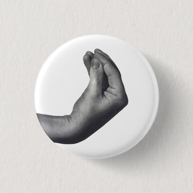 Italian Hand Button (Vorderseite)