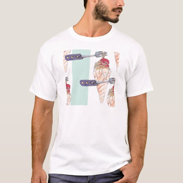italian hisst cream T-Shirt (Vorderseite)