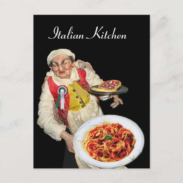 ITALIAN KITCHEN Rezept Postkarte (Vorderseite)
