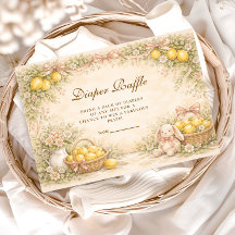 Italian Lemon Bunny Garden Diapper Raffle