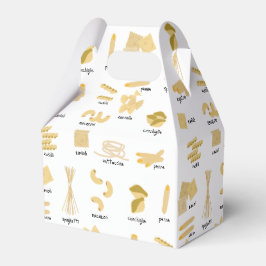 Italian Pasta Shapes & Names Pattern Geschenkschachtel