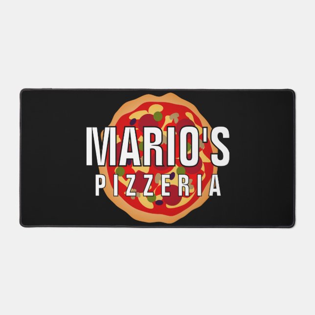 Italian pizzeria restaurant custom counter schreibtischunterlage (Vorderseite)