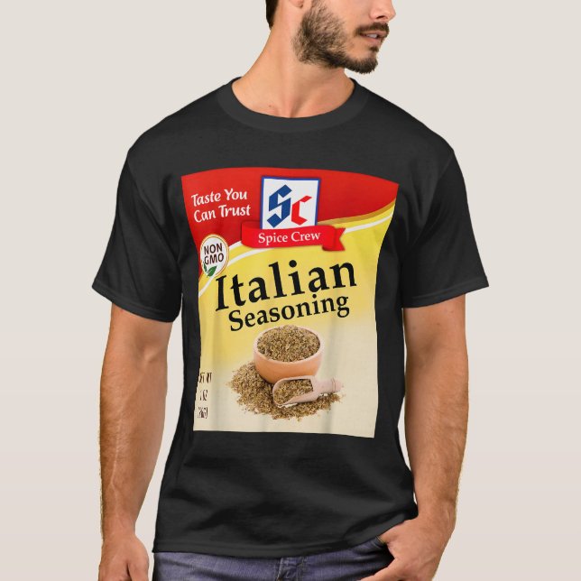 Italian Seasoning Condiment Costume Holiday Sce Co T-Shirt (Vorderseite)