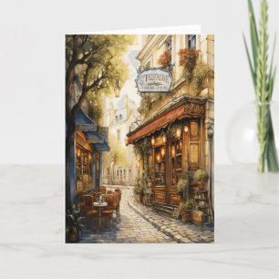 Italian Street Birthday Card Karte