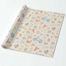 Italian Summer Mediterranean Wrapping Paper