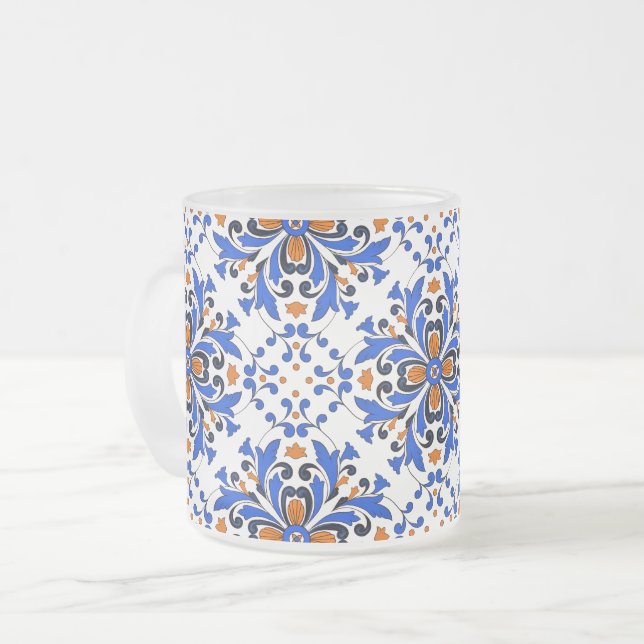 Italian Tile Mattglastasse (Vorderseite Links)