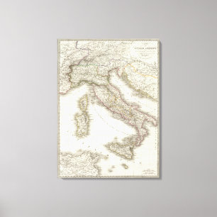 Italie ancienne - altes Italien Leinwanddruck