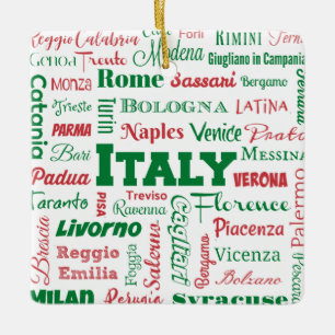 Italie - Décoration des villes - Drapeau italien