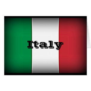 Italie Drapeau bord foncé