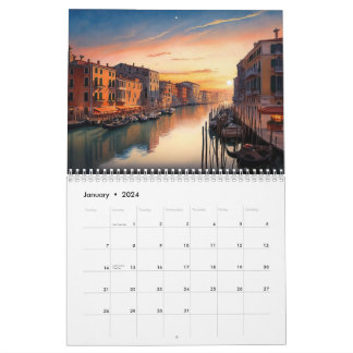 Italie Extraordinaire 2024 Calendrier mensuel