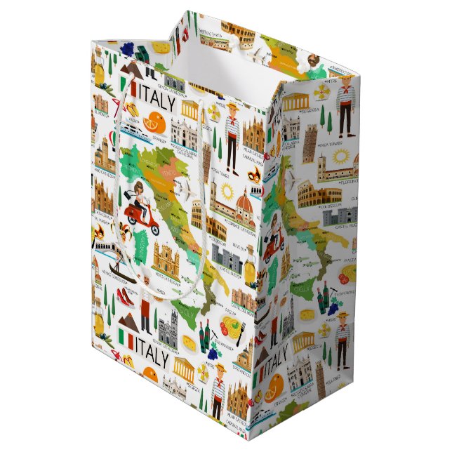 Italie Icônes Design Sac cadeau (Dos Angle)