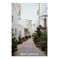 ** Italie Italia AP12 Plante de rue Poster tamisé