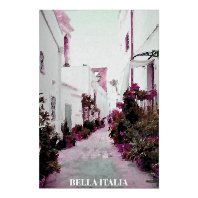 ** Italie Italia AP12 Street Plante Poster à huile (Devant)