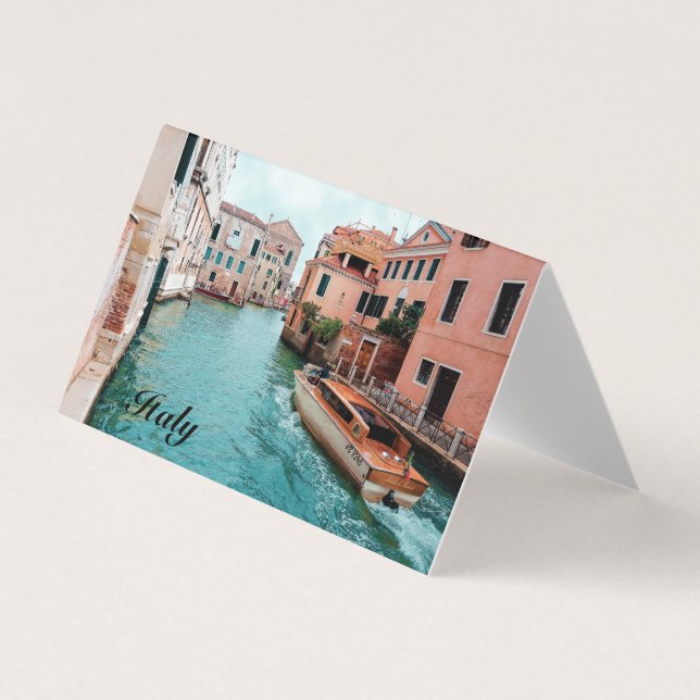Italie Magnet Carte de visite de Venise (Devant)