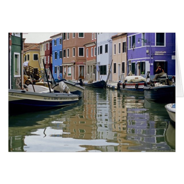Italie - Réflexions de Burano (Devant horizontal)