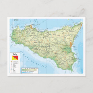 Italie - Sicile - Carte Sicile -