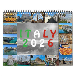 Italie vue d'en haut – Calendrier de photographie