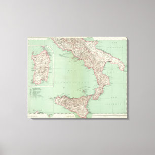 Italien 15 leinwanddruck