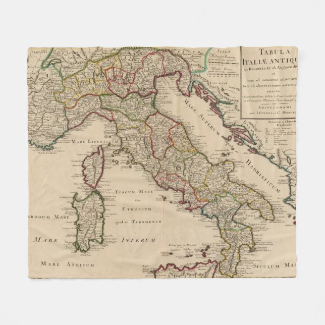 Italien 16 fleecedecke (Vorderseite (Horizontal))