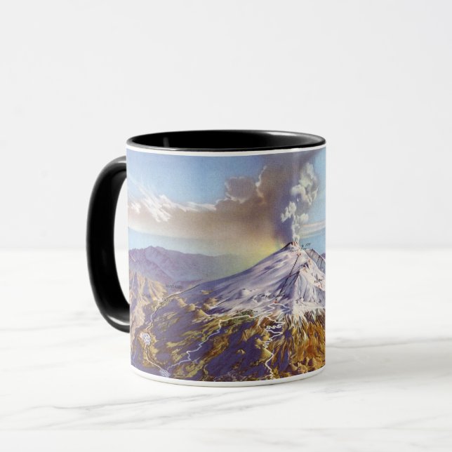 " Italien: 1956/heute Sizilien - Ätna Panorama ... Tasse (Vorderseite Links)