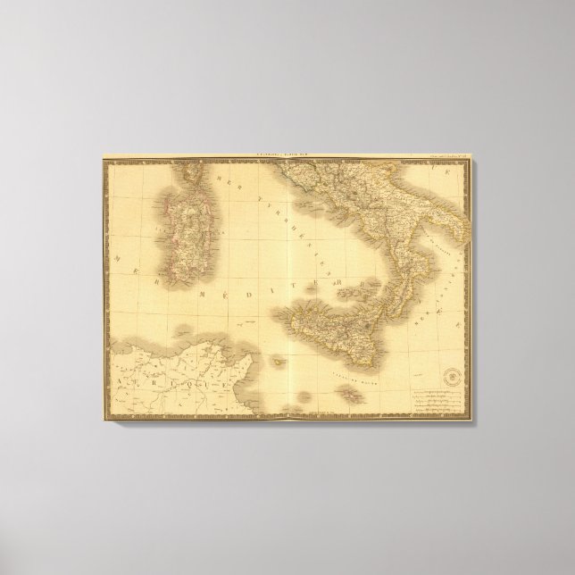 Italien 2 leinwanddruck (Vorderseite)