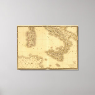 Italien 2 leinwanddruck