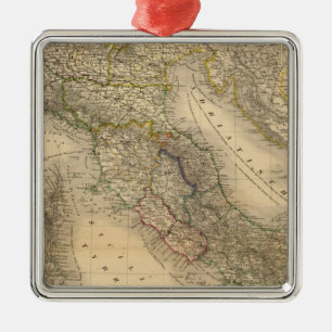 Italien 2 silbernes ornament