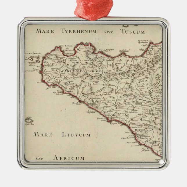 Italien 2 silbernes ornament (Vorne)